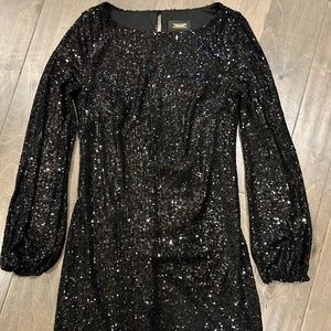 Alexa Admor Black Sequin Dress
